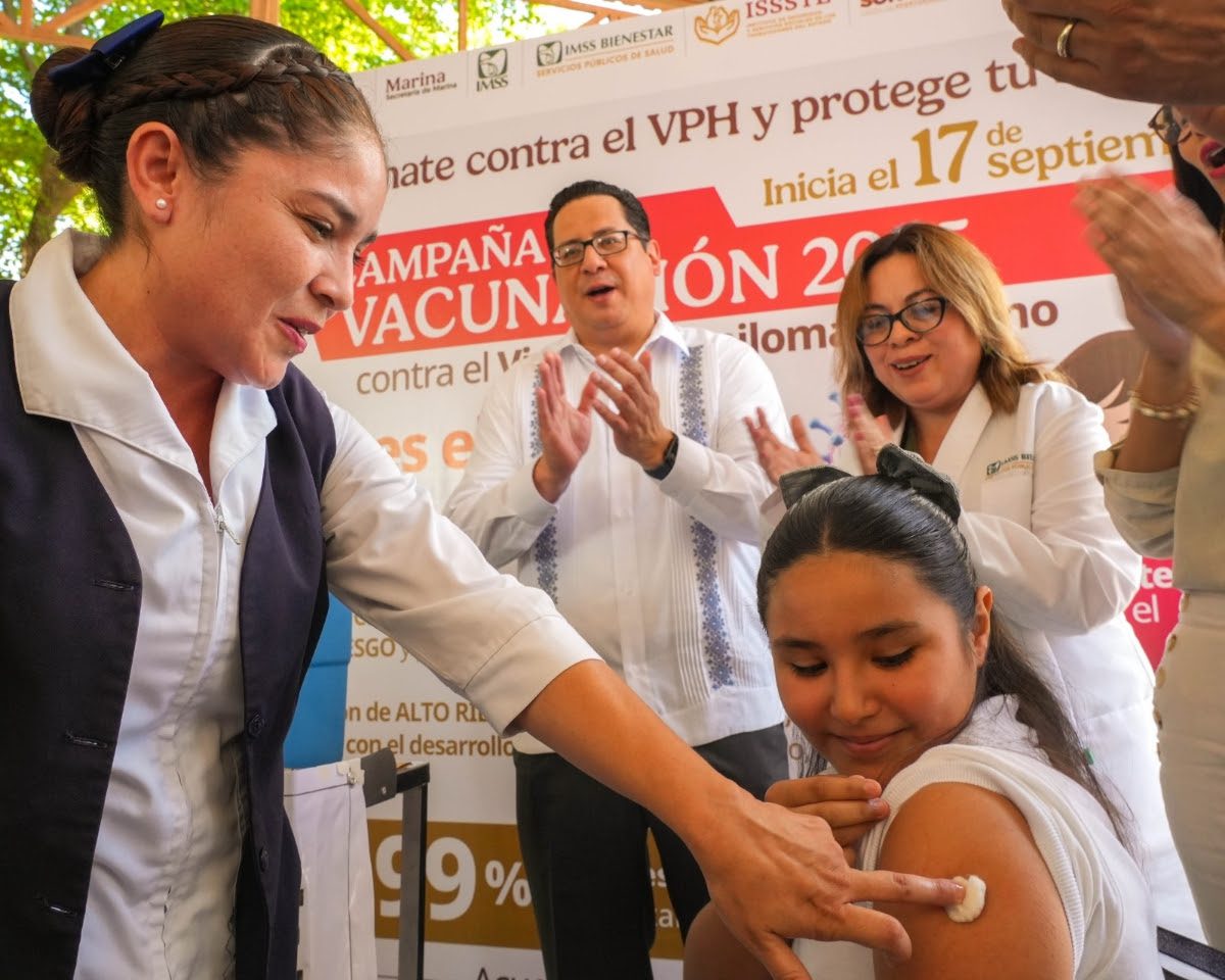 Promueve Salud vacunación contra VPH para prevenir cáncer cervicouterino