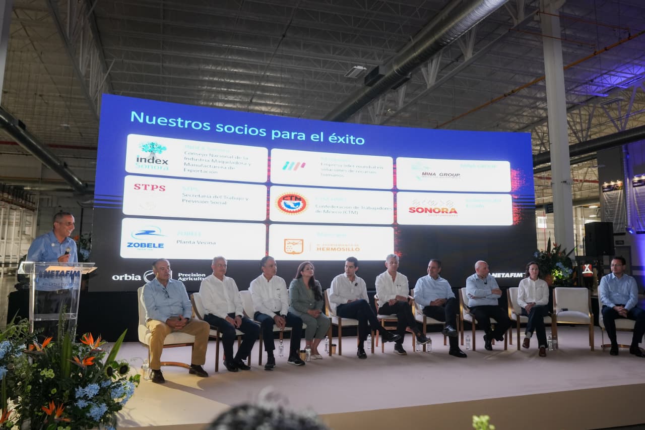 Celebra Toño Astiazarán inversión de Netafim , dará 200 empleos